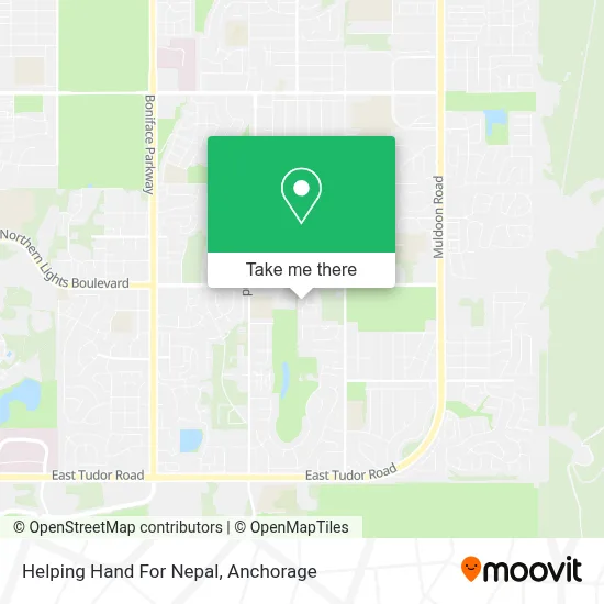 Helping Hand For Nepal map