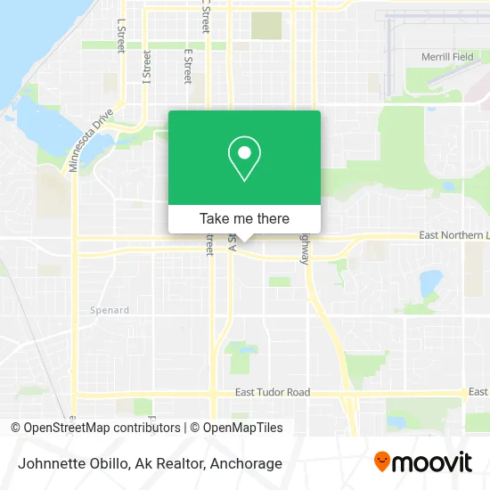Johnnette Obillo, Ak Realtor map