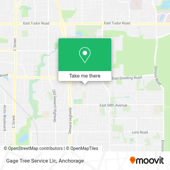 Gage Tree Service Llc map