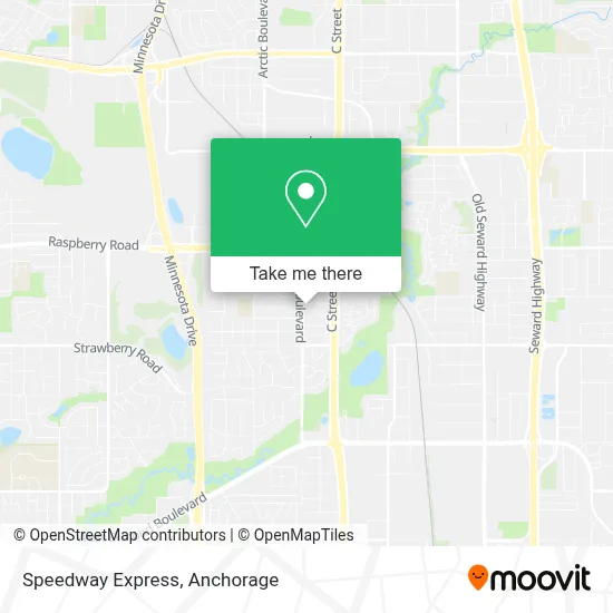 Speedway Express map