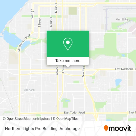 Northern Lights Pro Building map