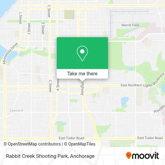 Rabbit Creek Shooting Park map