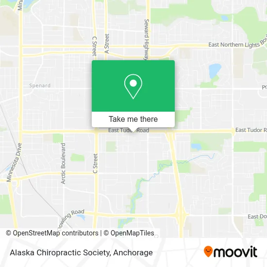 Alaska Chiropractic Society map