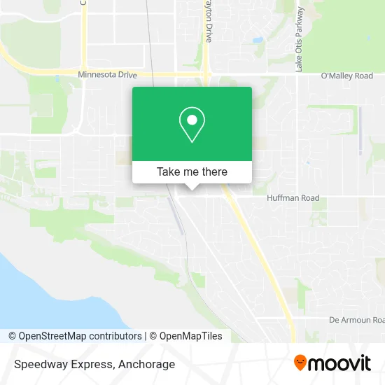 Speedway Express map