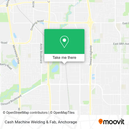 Cash Machine Welding & Fab map