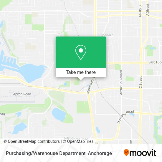 Purchasing / Warehouse Department map