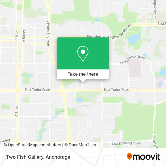 Two Fish Gallery map