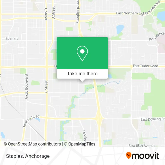 Staples map