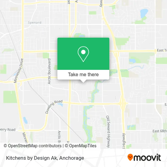 Kitchens by Design Ak map