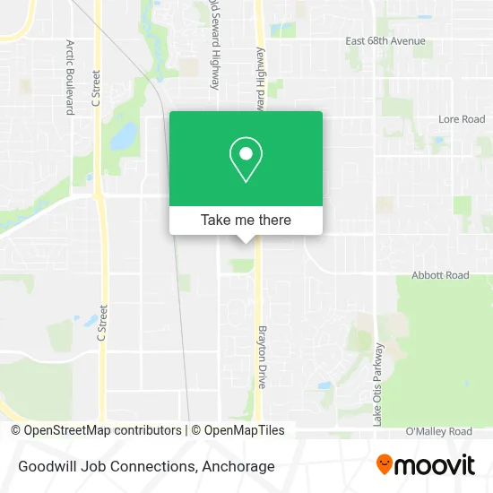 Goodwill Job Connections map