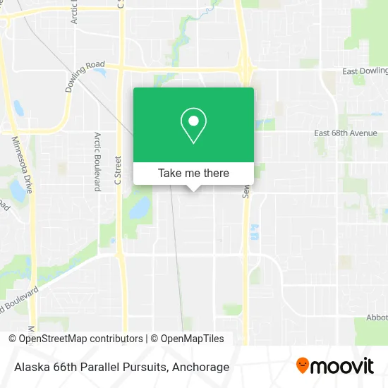 Alaska 66th Parallel Pursuits map