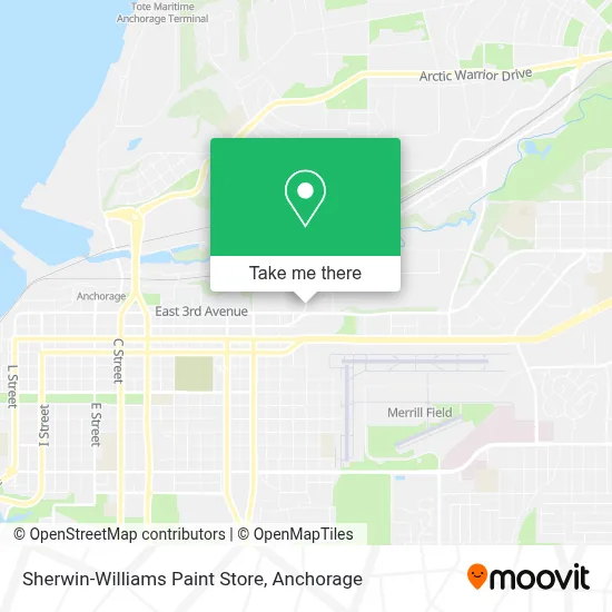 Sherwin-Williams Paint Store map