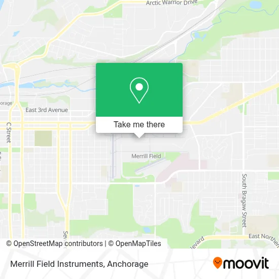 Merrill Field Instruments map