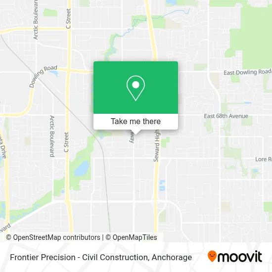 Frontier Precision - Civil Construction map