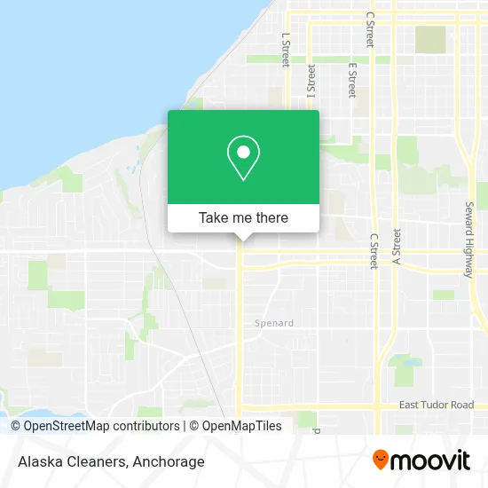 Alaska Cleaners map
