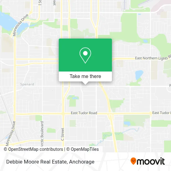 Debbie Moore Real Estate map