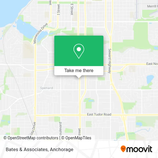 Bates & Associates map