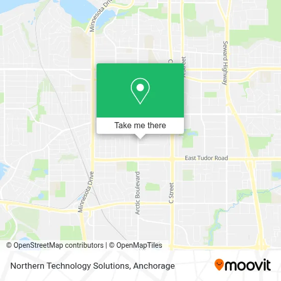 Northern Technology Solutions map