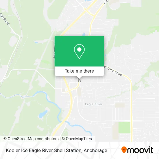 Kooler Ice Eagle River Shell Station map