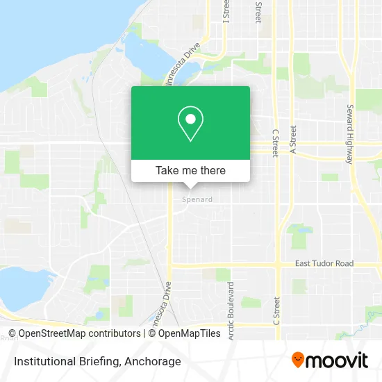 Institutional Briefing map