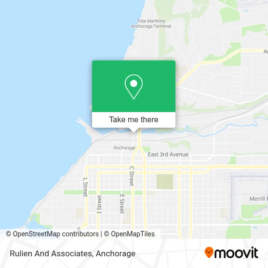 Rulien And Associates map