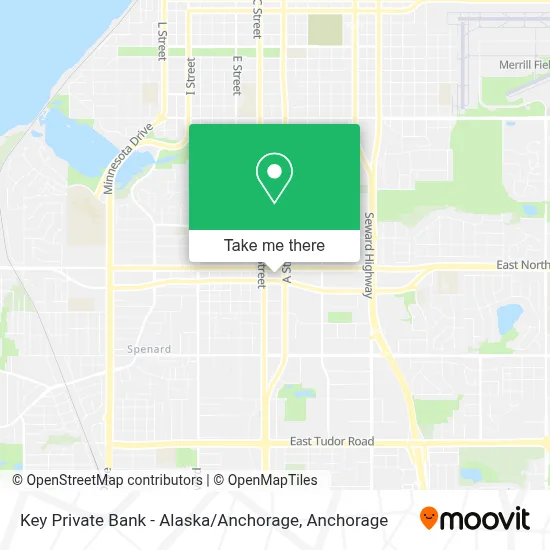 Key Private Bank - Alaska / Anchorage map
