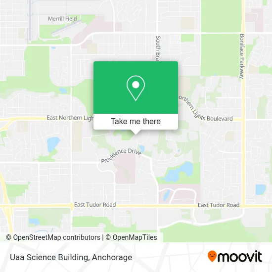 Uaa Science Building map