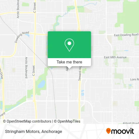 Stringham Motors map