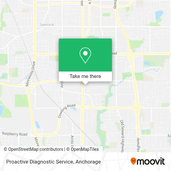 Proactive Diagnostic Service map