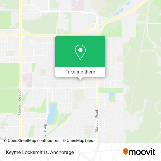 Keyme Locksmiths map