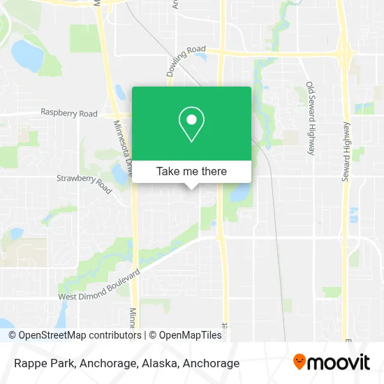 Rappe Park, Anchorage, Alaska map