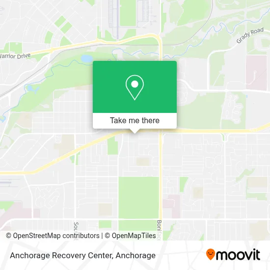 Anchorage Recovery Center map