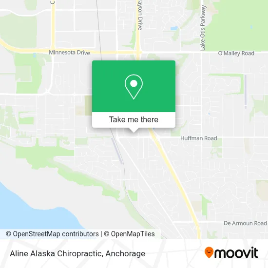 Aline Alaska Chiropractic map