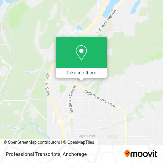 Professional Transcripts map