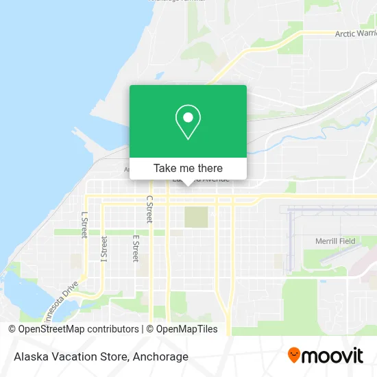 Alaska Vacation Store map