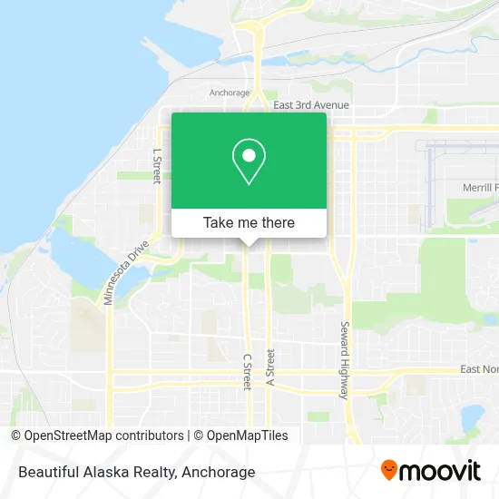 Beautiful Alaska Realty map