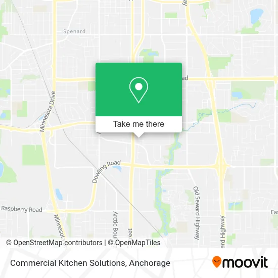 Commercial Kitchen Solutions map