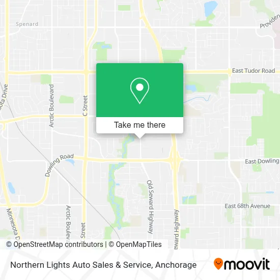 Northern Lights Auto Sales & Service map