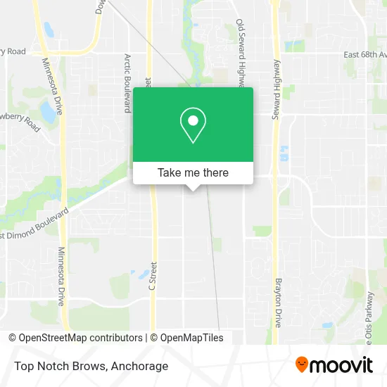 Top Notch Brows map