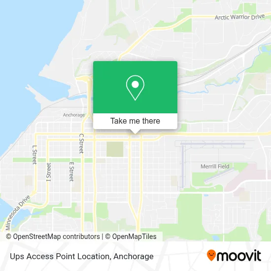 Ups Access Point Location map
