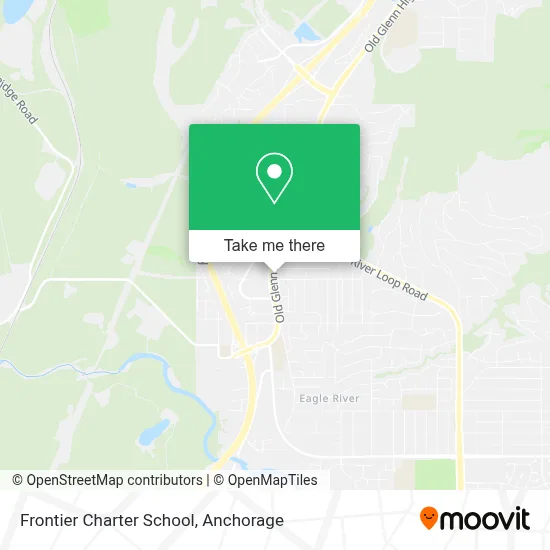 Frontier Charter School map