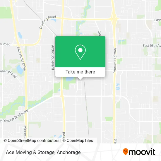 Ace Moving & Storage map