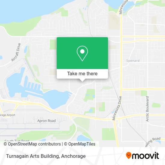 Turnagain Arts Building map