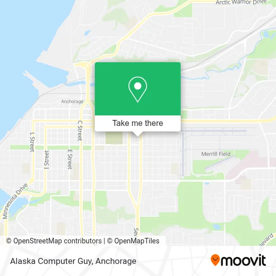 Alaska Computer Guy map