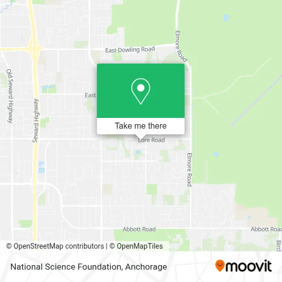 National Science Foundation map