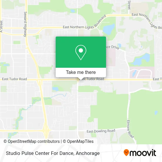 Studio Pulse Center For Dance map