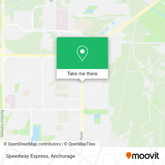 Speedway Express map