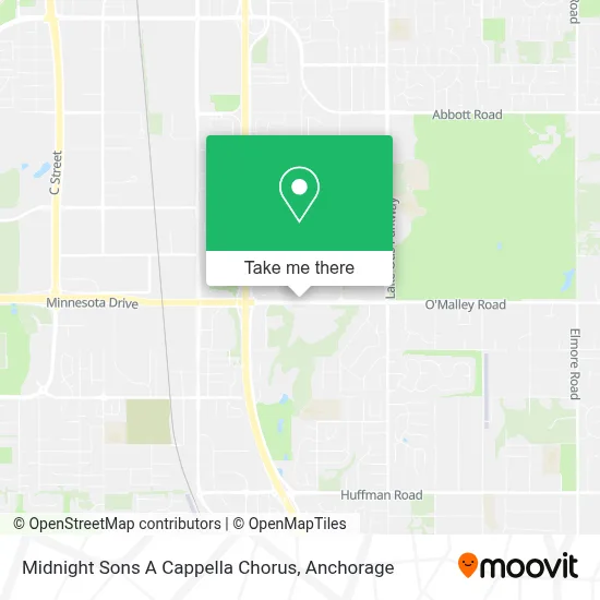 Midnight Sons A Cappella Chorus map