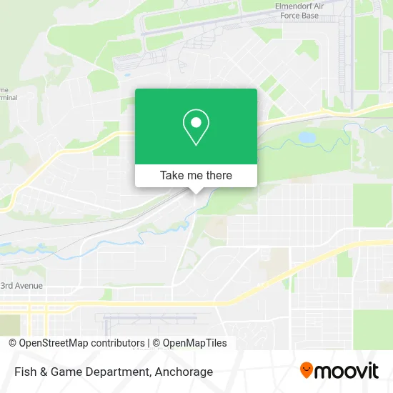 Fish & Game Department map