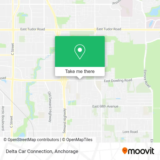 Delta Car Connection map